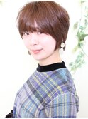 ナチュラル柔らか小顔ショート