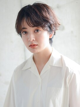 エムクランメイクス 原宿 表参道(m.clan MAKE'S) 大人かわいい 小顔 ボブディ 黒髪[丸みショート/ミニマムボブ]