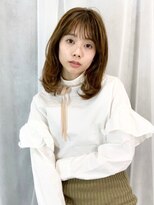 エムスラッシュ たまプラーザ(M.SLASH)&nbsp;ハイライトカラー/ストカール/くせ毛風/セミディ/たまプラーザz2