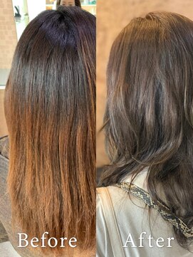 アークスヘアー 大人かわいいレイヤースタイル☆透明感シアーアッシュブラウン