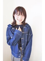 ラカットゾーン(la kutt zone)&nbsp;ナチュラルに可愛い外ハネミディ♪好感度大！