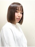 シンプルストレートボブ