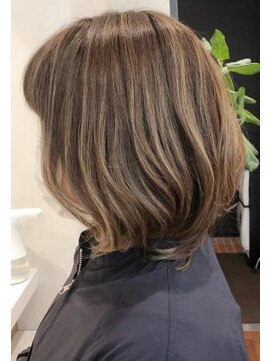 ネックス 表参道本店(nex) nex表参道ハイライトカラー 白髪 アッシュ