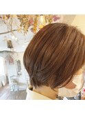 まあるいショートボブ