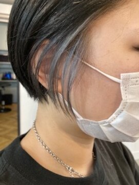 エント(ent) インナーカラー　スモーキーグレー