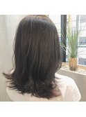 【髪質改善】で実現する切りっぱなしミディアム◎/横浜髪質改善
