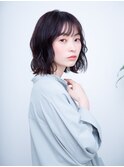 艶カールの軽ボブヘア