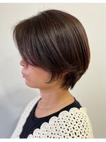 ハートボックス 四谷店(Heart box) 抜根的な髪質改善をしているショートボブスタイル