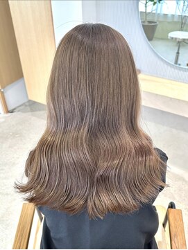 ウル 名古屋栄(ulu) ミルクティーベージュ/髪質改善トリートメント/ケアブリーチ