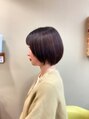 ライフヘアデザイン(Life hair design) 夏のダークボブは女性らしくてやわらかいショートボブが○