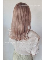 ノアドココ(noix de coco)&nbsp;■暗様め後のワンブリーチ　ミルクティーグレージュ