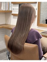 ローレン(LOREN)&nbsp;グレージュカラーミルクティーカラーインナーカラーダブルカラー