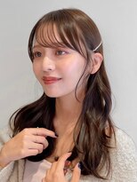 ノイ(noi) 顔周りレイヤーカットグレージュカラーくびれボブベージュカラー