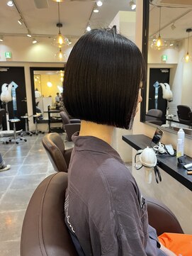 サロンドミルク 溝の口店(salon de MiLK) 20代30代40代/ボブ/切りっぱなしボブ/イルミナカラー［溝の口］