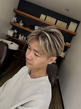 ログスラッシュ(LOG/) メンズベージュバレイヤージュ☆