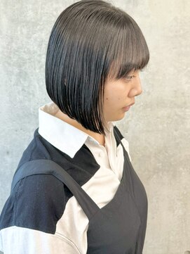 モリオ(morio) ミニボブナチュラルボブ艶髪ボブルフ艶感髪質改善20代30代40代