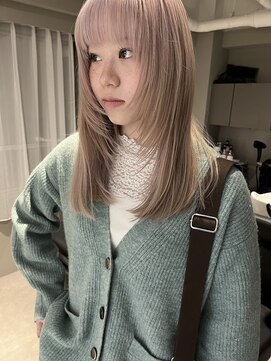 シーンヨコハマ 横浜店(SCENE yokohama) レイヤーカット/ ミルクティーベージュ