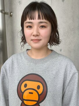 セル(CELL) ボブパーマ ニュアンスパーマ ワイドバング ショートバング