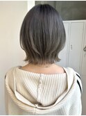 レイヤーボブ　くびれボブ　くびれヘア　ボブ