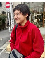 ザレミー(THE REMMY)&nbsp;ショートヘア/ショートレイヤー/顔周りカット/ボルドーカラー