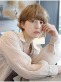 ■鎌倉/マッシュショート/カーキベージュ/マロンベージュ12-3
