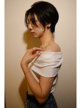 ランプ 代官山(the lamp) アッシュグレージュショートカットミニウルフ大人モテ