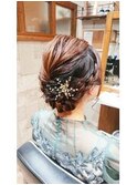 結婚式お呼ばれヘアセット