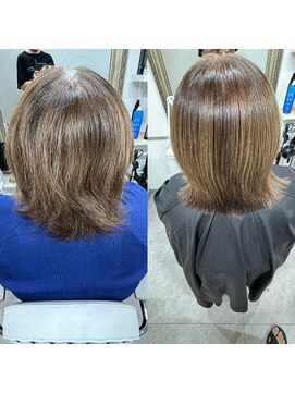 ボクノ 5号店 四天王寺前夕陽ヶ丘(bokuno) 50代エイジング毛　自然な艶ストレート