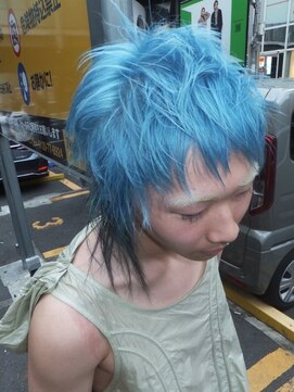 ブロック ジャポン(bloc japon) w color / cut  pale blue × black mix