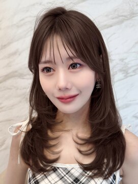 ロンド フィーユ(Lond fille) 暗めカラー/韓国レイヤー/マロンベージュ/くすみベージュ/銀座