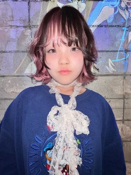 ハコ プラス(HACO+) 【HACO＋】Rena_ツートンカラー_ブリーチ