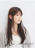 ロングレイヤー×小顔オリーブグレーブラウンココアベージュ黒髪