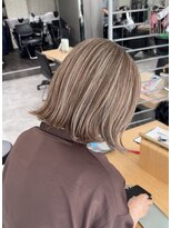 レディアル 大宮(REDEAL ope.) 【ハイライト】ベージュハイライトバレイヤージュ