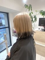 ニュート(Neut ) エンドカラー/デザイン/グレージュ/ブラック/ワンレン