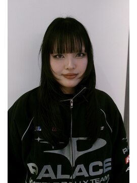 カイラ(KAILA) ロングヘアロングレイヤーレイヤースタイル顔周りカット 福本