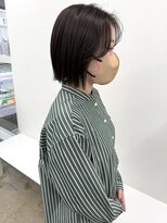 ドルセプラタ(Dulce plata)&nbsp;【kaN.】外ハネ切りっぱなしボブ×センターパート