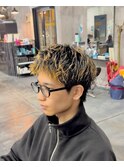 メンズカットスパイキーショート