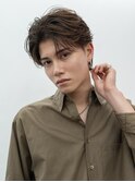 フェザーショートフェザーパーマニュアンスパーマショートヘア
