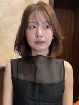 ロンド 銀座(Lond)&nbsp;☆春日☆ニュアンスウルフワンホンレイヤーダークブルーボブ68