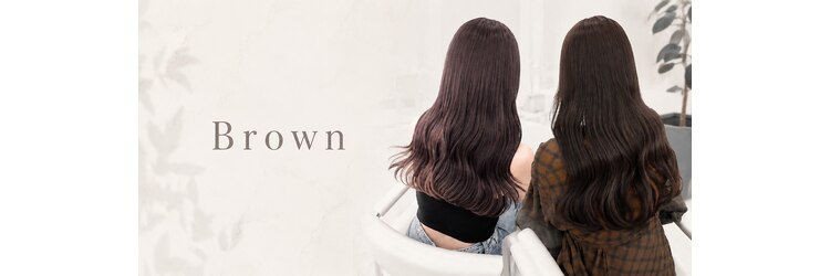 ブラウン(Brown)のサロンヘッダー