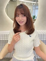 ザシー おおたかの森(The C) 20代30代40代大人可愛い・内巻きレイヤー・モカベージュ・前髪