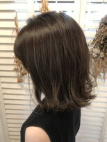 ヘアーアンドメイク ルシア 梅田茶屋町店(hair and make lucia) ハイライト☆切りっぱなしロブ