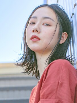 アース 四街道もねの里モール店(EARTH coiffure beaute) 黒髪ナチュラルミディ