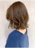 ベージュレイヤーボブ_マロンベージュAラインボブ_ba322943