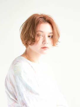 ジュール サウス 新宿南口(Joule South) 顔型別ヘアスタイル特集/マロンベージュ/Aラインボブ/新宿