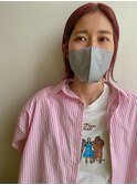 外ハネも楽しめるミニボブ