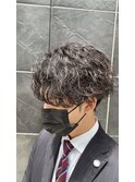波巻きツイストスパイラルパーマウェーブアップバング