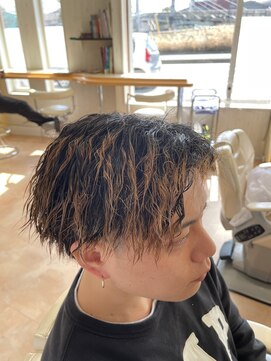 プロペラスタイル ヘアーメイク ハードツイスト　ミディアム