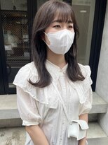 コフィー バイ メルト 吉祥寺(cofy by melt)&nbsp;【松本咲花】簡単韓国風くびれヘア　ミントアッシュグレージュ