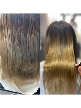 アローズ 玉名店(arose) ２０～40代　梅雨対策　髪質改善　艶感ナチュラルエアストレート